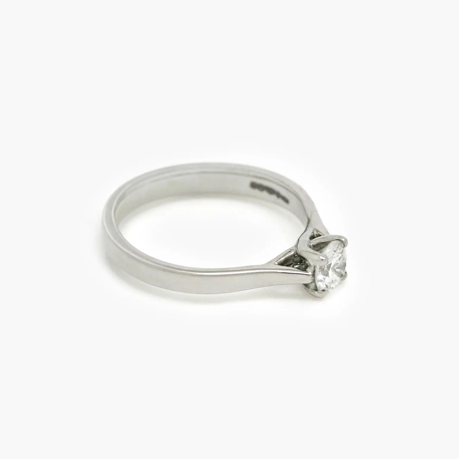Platinum Solitaire 0.45ct Diamond Ring - Jordans Jewellers