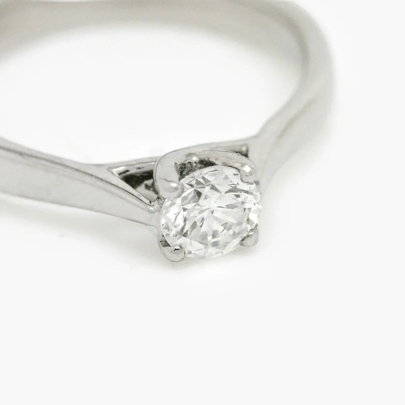 Platinum Solitaire 0.45ct Diamond Ring - Jordans Jewellers