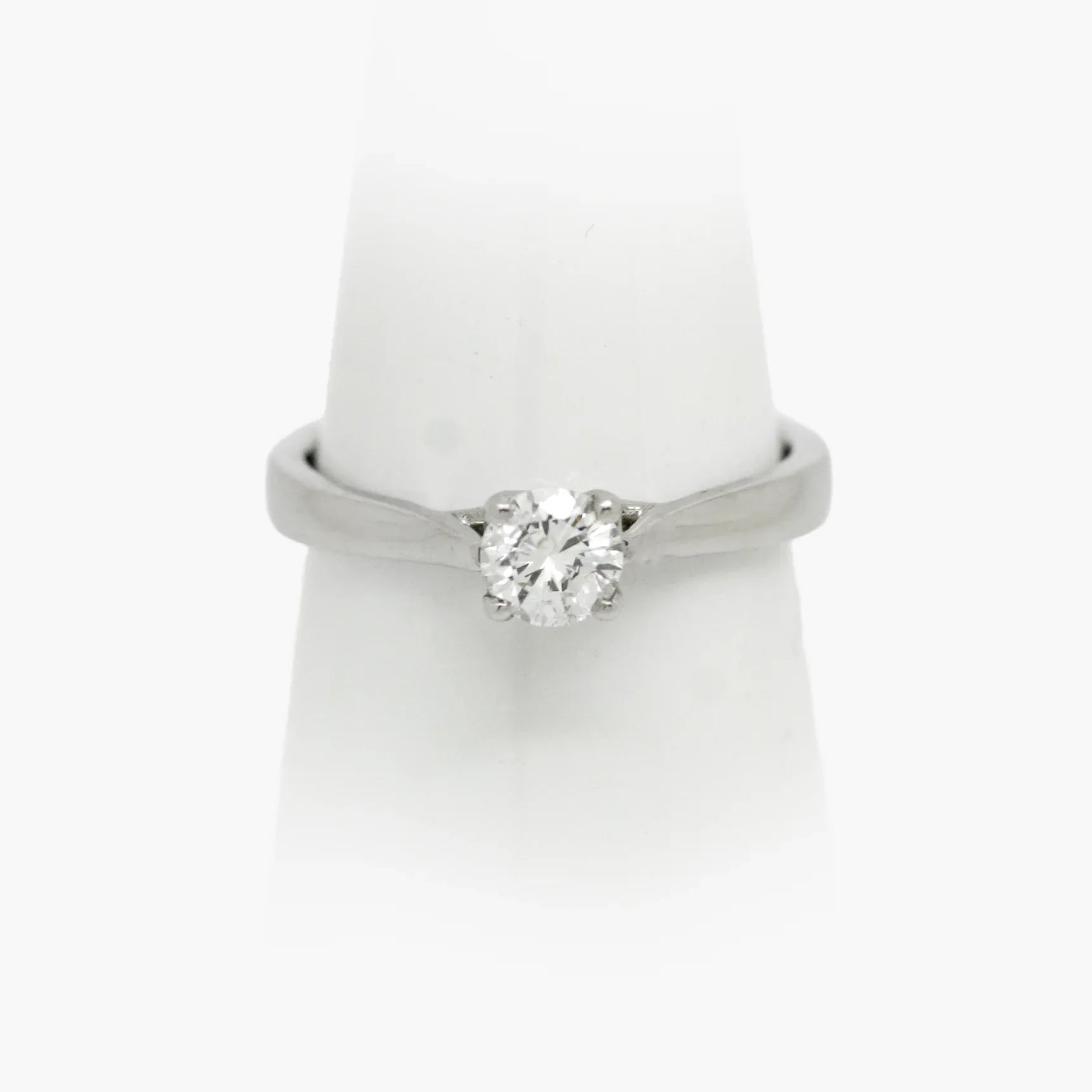 Platinum Solitaire 0.45ct Diamond Ring - Jordans Jewellers