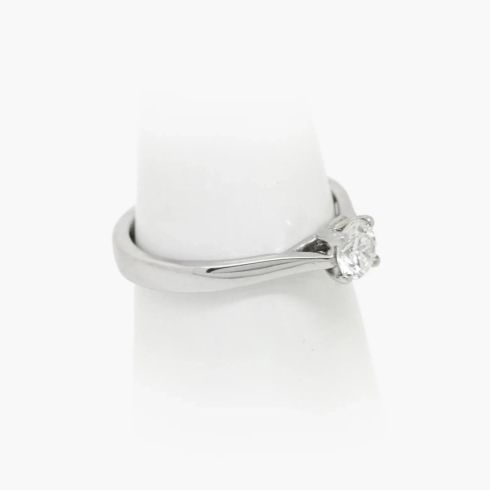 Platinum Solitaire 0.45ct Diamond Ring - Jordans Jewellers
