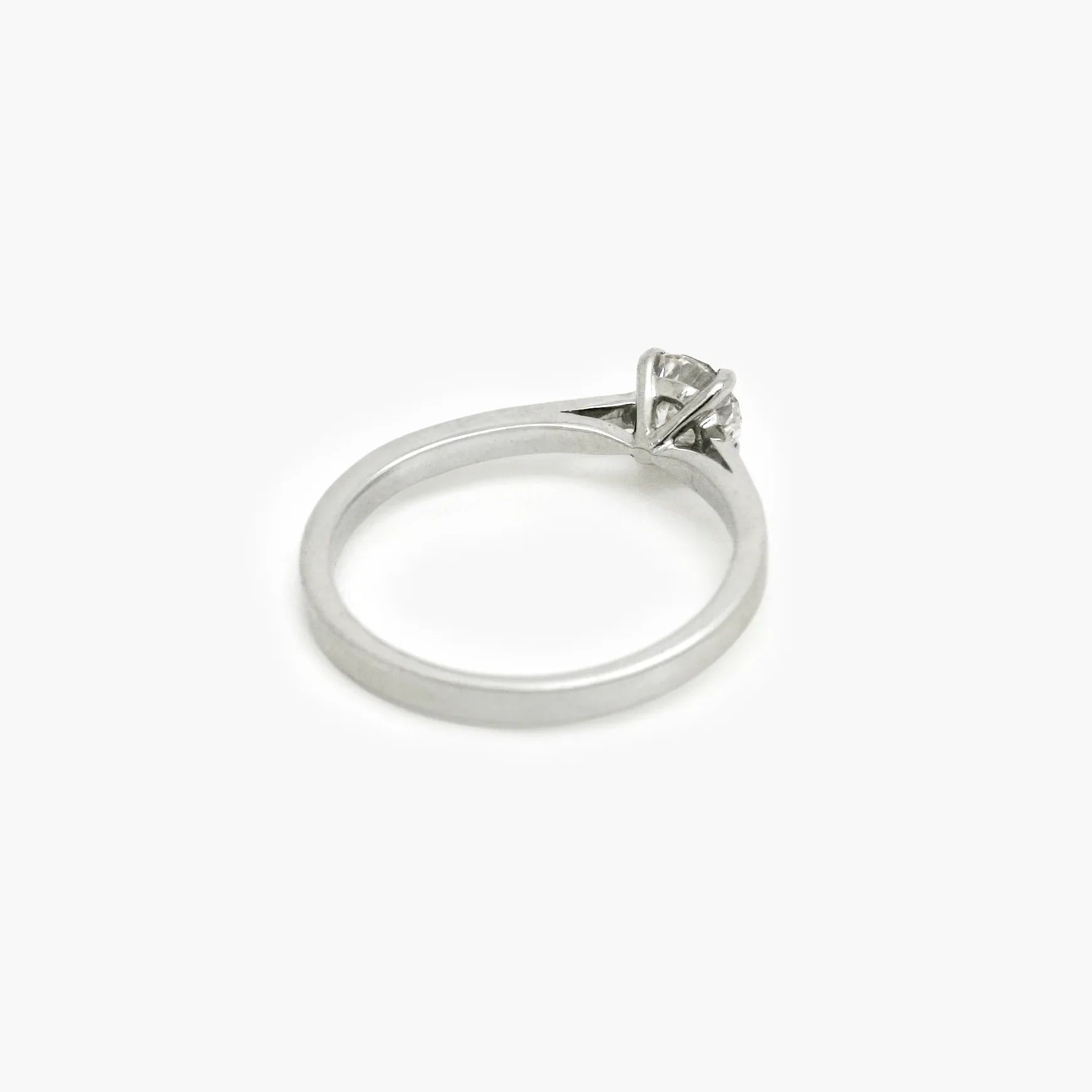 Platinum Solitaire 0.57ct Diamond Ring - Jordans Jewellers
