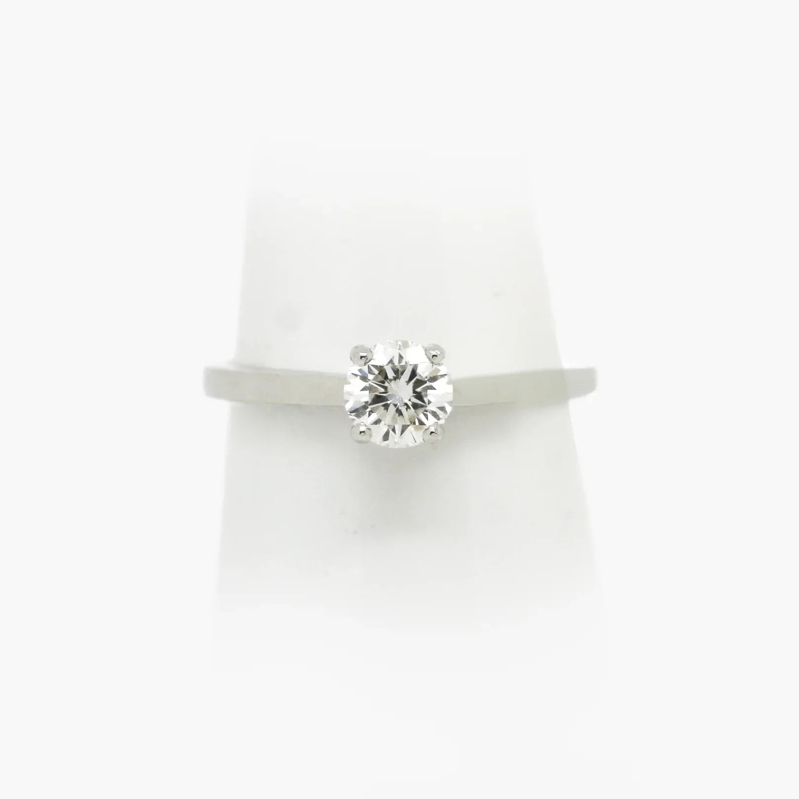 Platinum Solitaire 0.57ct Diamond Ring - Jordans Jewellers
