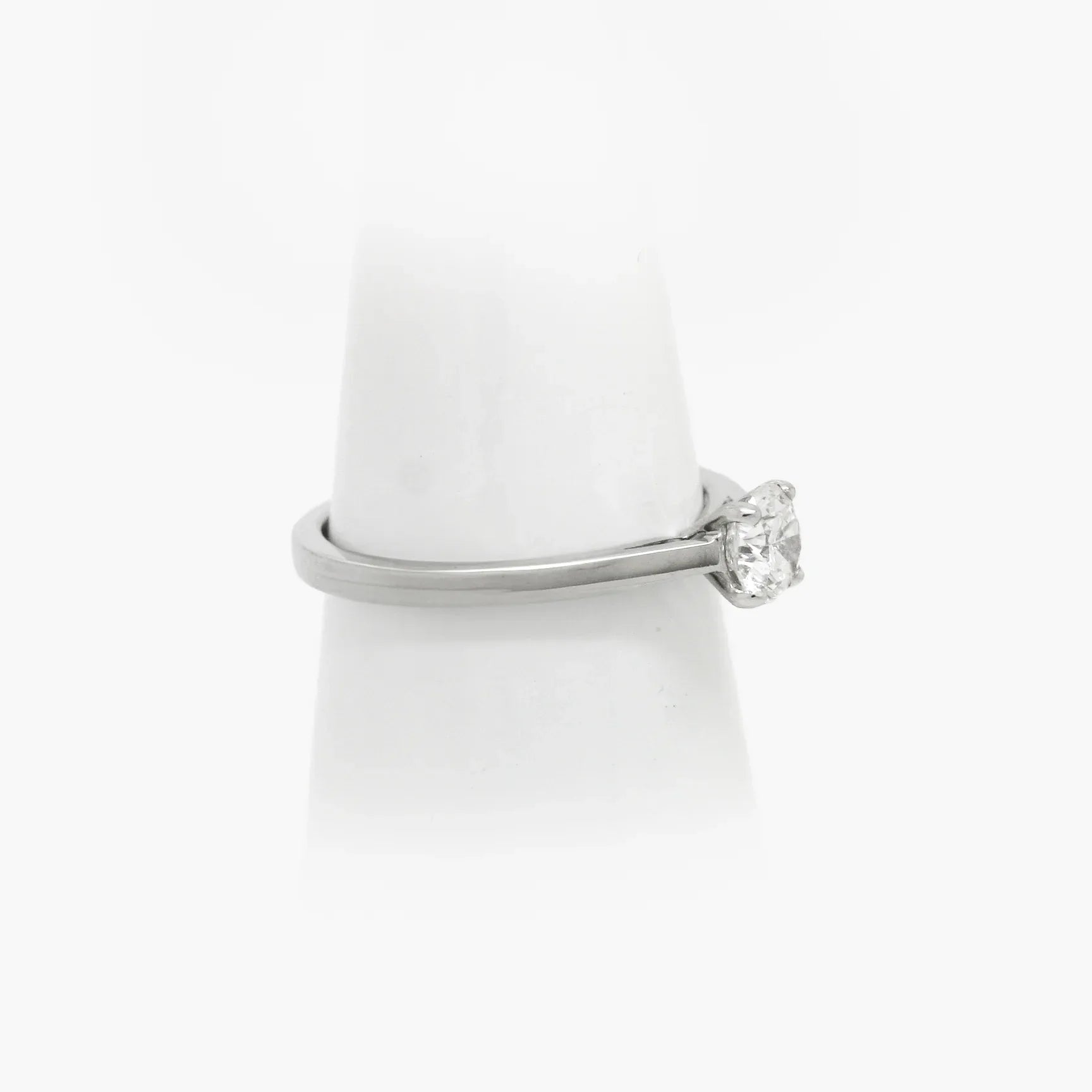 Platinum Solitaire 0.57ct Diamond Ring - Jordans Jewellers