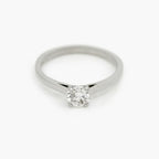 Platinum Solitaire 0.57ct Diamond Ring - Jordans Jewellers