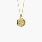 9ct Yellow Gold Necklace with Mother of Pearl Pendant - Jordans Jewellers