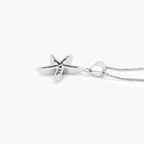 Starfish CZ Silver Pendant Necklace - Jordans Jewellers