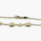 9ct Yellow Gold Flat Disc Link Bracelet - Jordans Jewellers