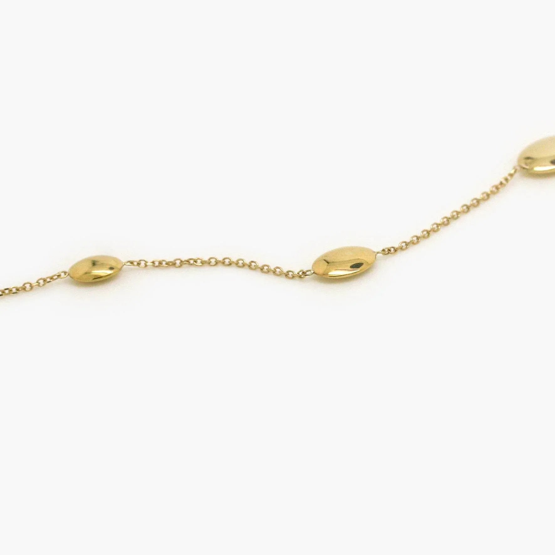 9ct Yellow Gold Oval Panel Bracelet - Jordans Jewellers
