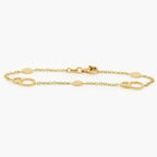 9ct Yellow Gold Circles Bracelet - Jordans Jewellers