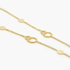 9ct Yellow Gold Circles Necklace - Jordans Jewellers