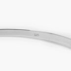 Silver 3mm Half Round Bangle - Jordans Jewellers