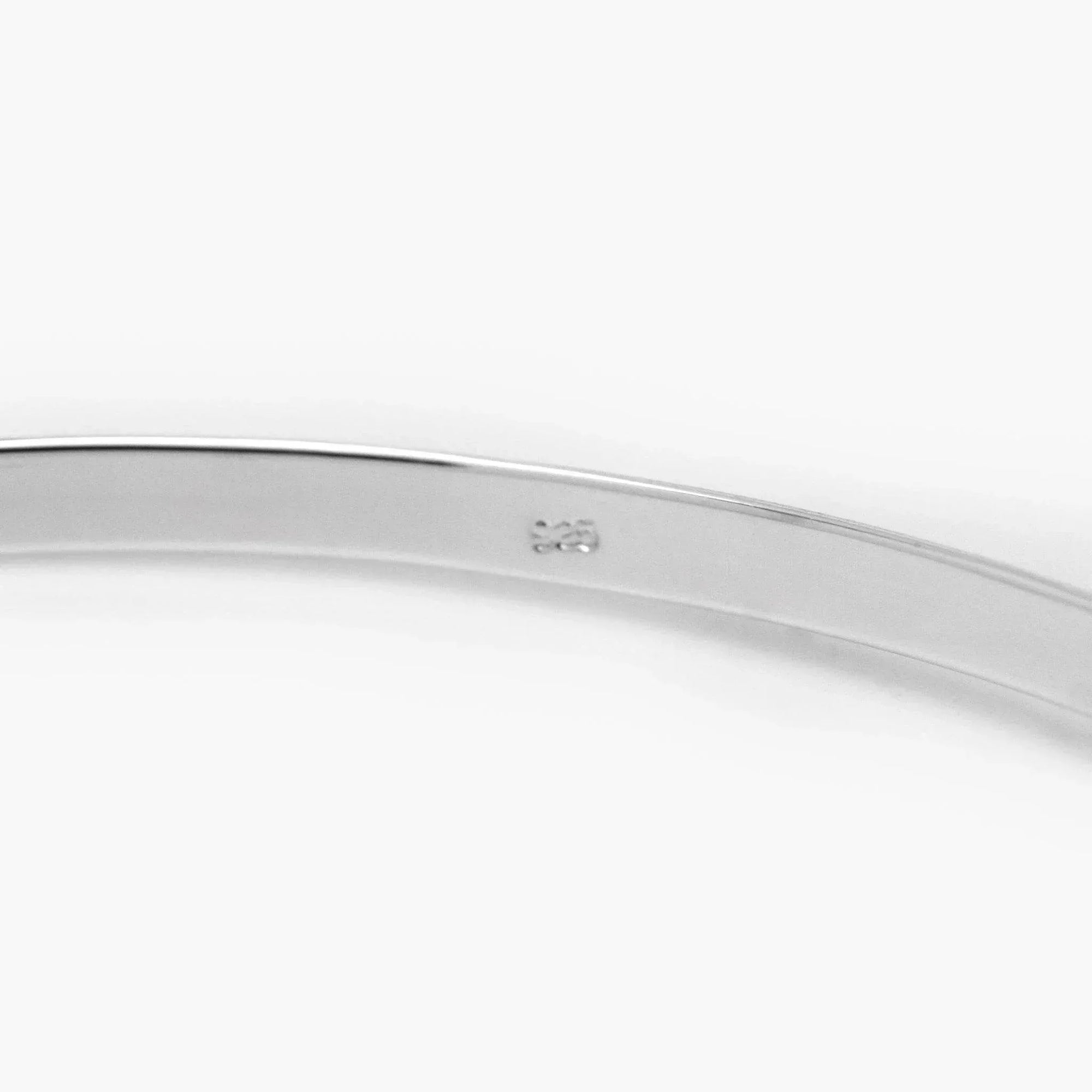 Silver 3mm Half Round Bangle - Jordans Jewellers