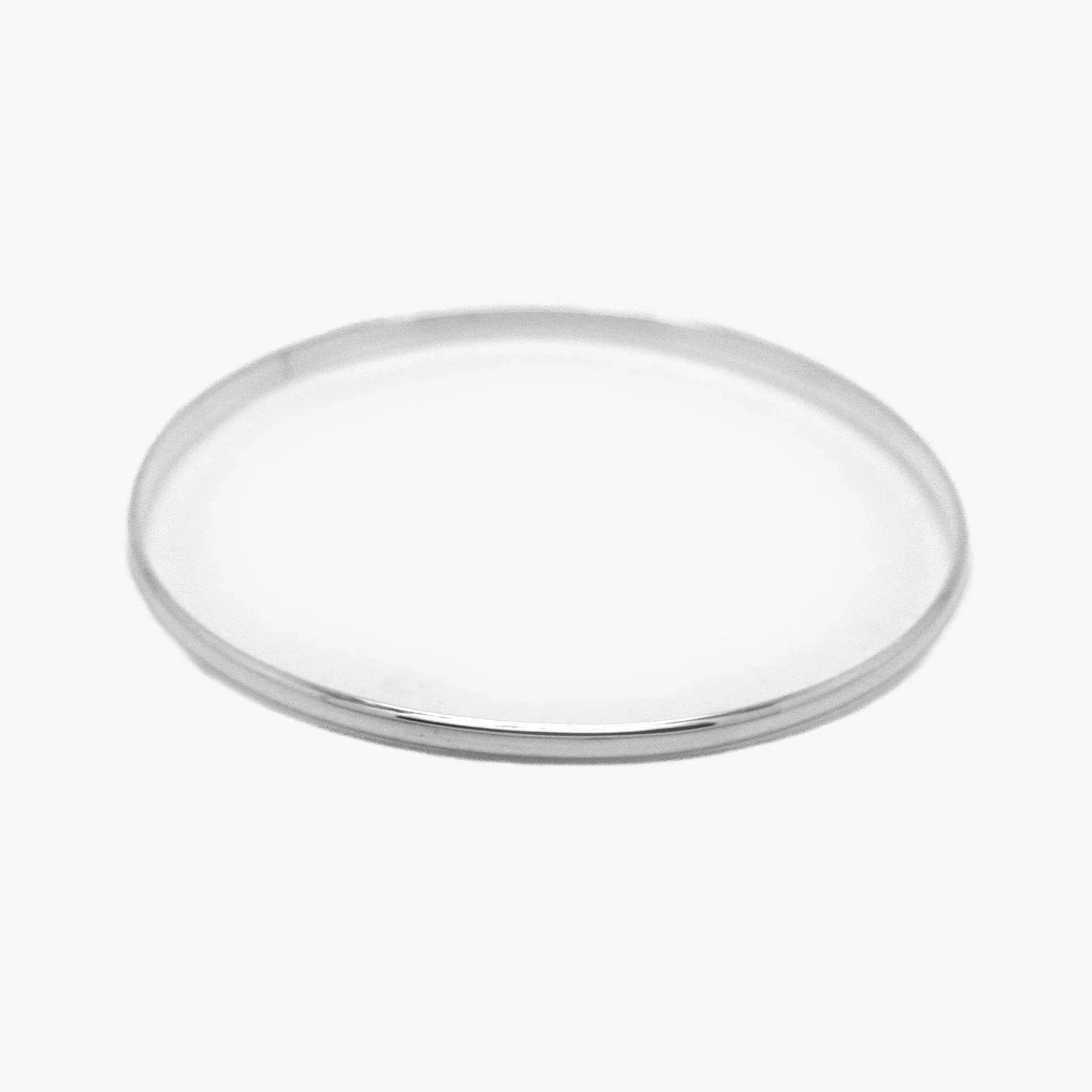 Silver 3mm Half Round Bangle - Jordans Jewellers