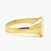 New 9 Carat Yellow Gold Oval Signet Ring