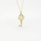 9ct Yellow Gold 21 Key Pendant Necklace - Jordans Jewellers