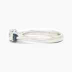 Sapphire & Diamond 3 Stone Platinum Ring - Jordans Jewellers