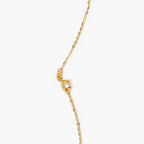 9ct Two-Tone Gold Open Teardrop Pendant Necklace