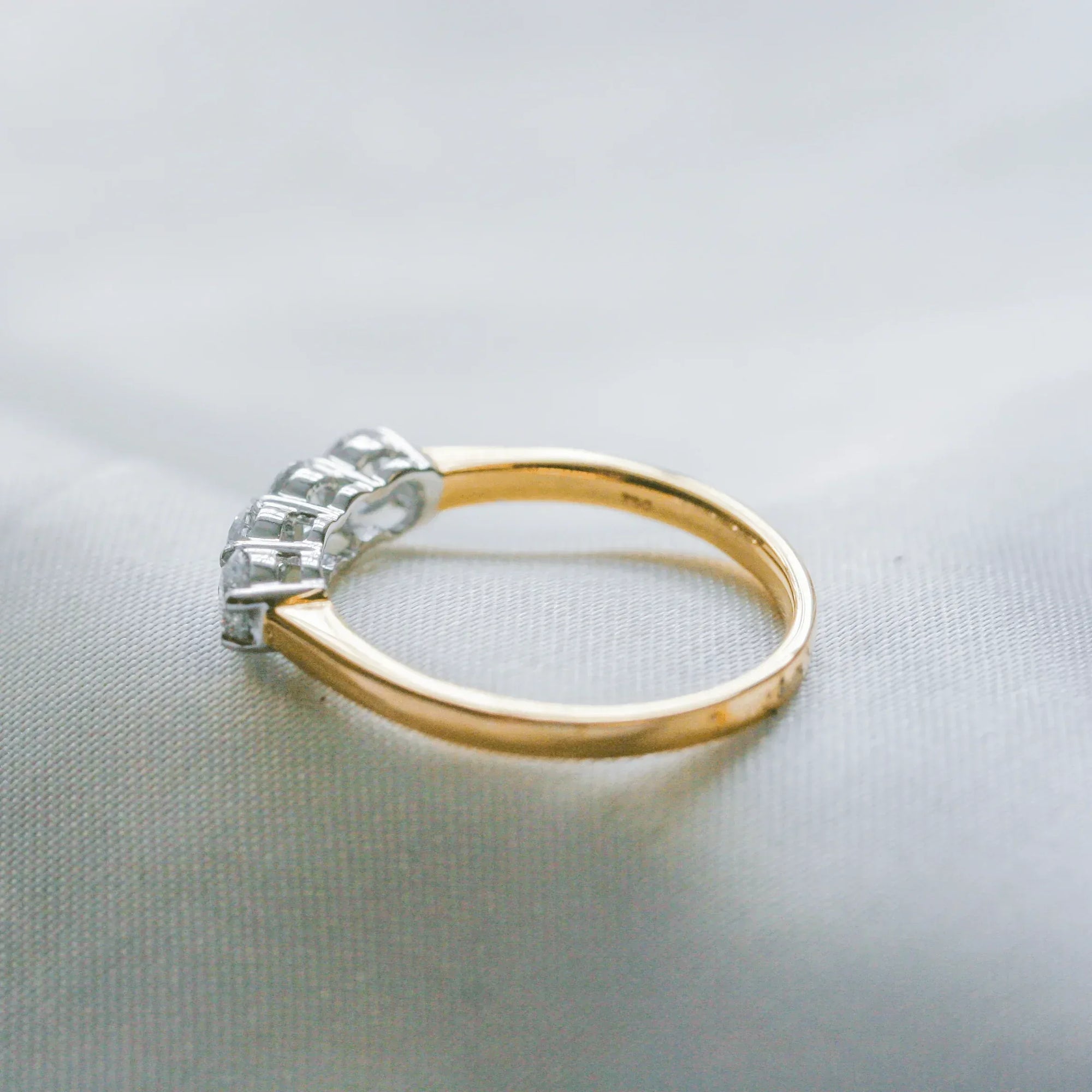 NEW 18 Carat Yellow Gold Four Stone Diamond Ring - Jordans Jewellers