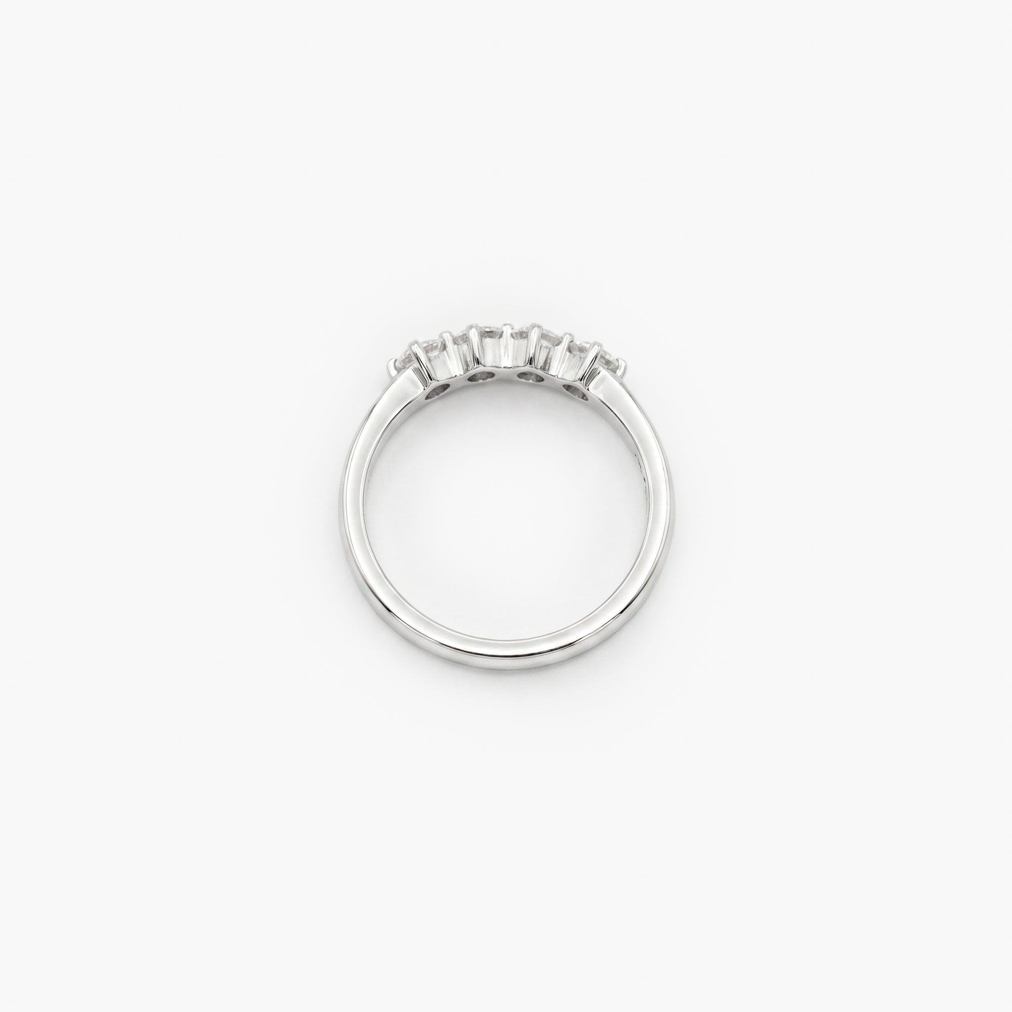18ct White Gold 0.74ct Diamond Four-Stone Ring