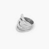 Silver Sculpted Wire Ring - Jordans Jewellers