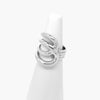 Silver Sculpted Wire Ring - Jordans Jewellers