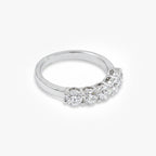 9ct White Gold 5-Stone Diamond Ring