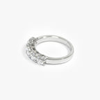 9ct White Gold 5-Stone Diamond Ring