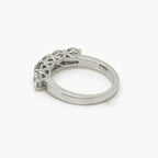 9ct White Gold 5-Stone Diamond Half Eternity Ring - Jordans Jewellers