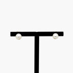 6.5-7mm Rondelle Freshwater Pearl Studs - Jordans Jewellers