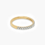 9ct Gold Diamond 0.26ct Half Eternity Ring - Jordans Jewellers