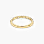 9ct Gold Diamond 0.26ct Half Eternity Ring - Jordans Jewellers