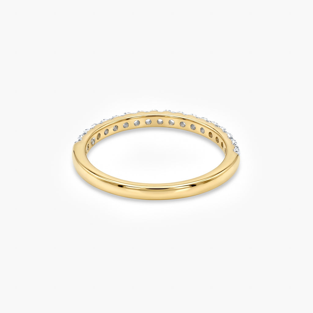 9ct Gold Diamond 0.26ct Half Eternity Ring