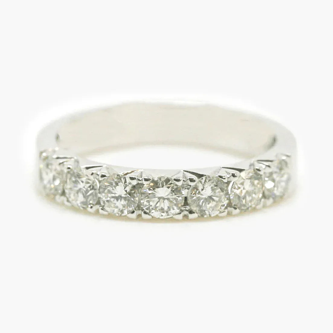 NEW 18 Carat White Gold Seven Stone Diamond Ring - Jordans Jewellers