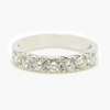 NEW 18 Carat White Gold Seven Stone Diamond Ring