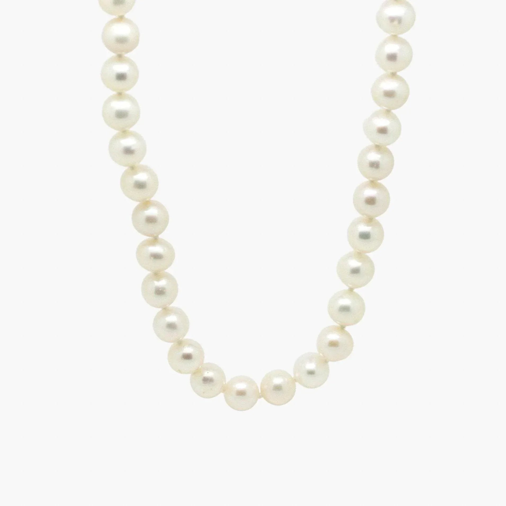 7/7.5mm White Freshwater Pearls Necklace - Jordans Jewellers