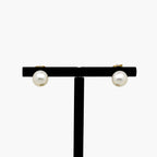 8-8.5mm Rondelle Freshwater Pearl Studs - Jordans Jewellers