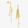 NEW 9ct Yellow Gold ear wire drop earrings (bell design)