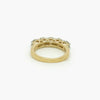 9ct Yellow Gold 5 Stone Diamond Ring back