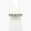 9ct Yellow Gold 5 Stone Diamond Ring on stand