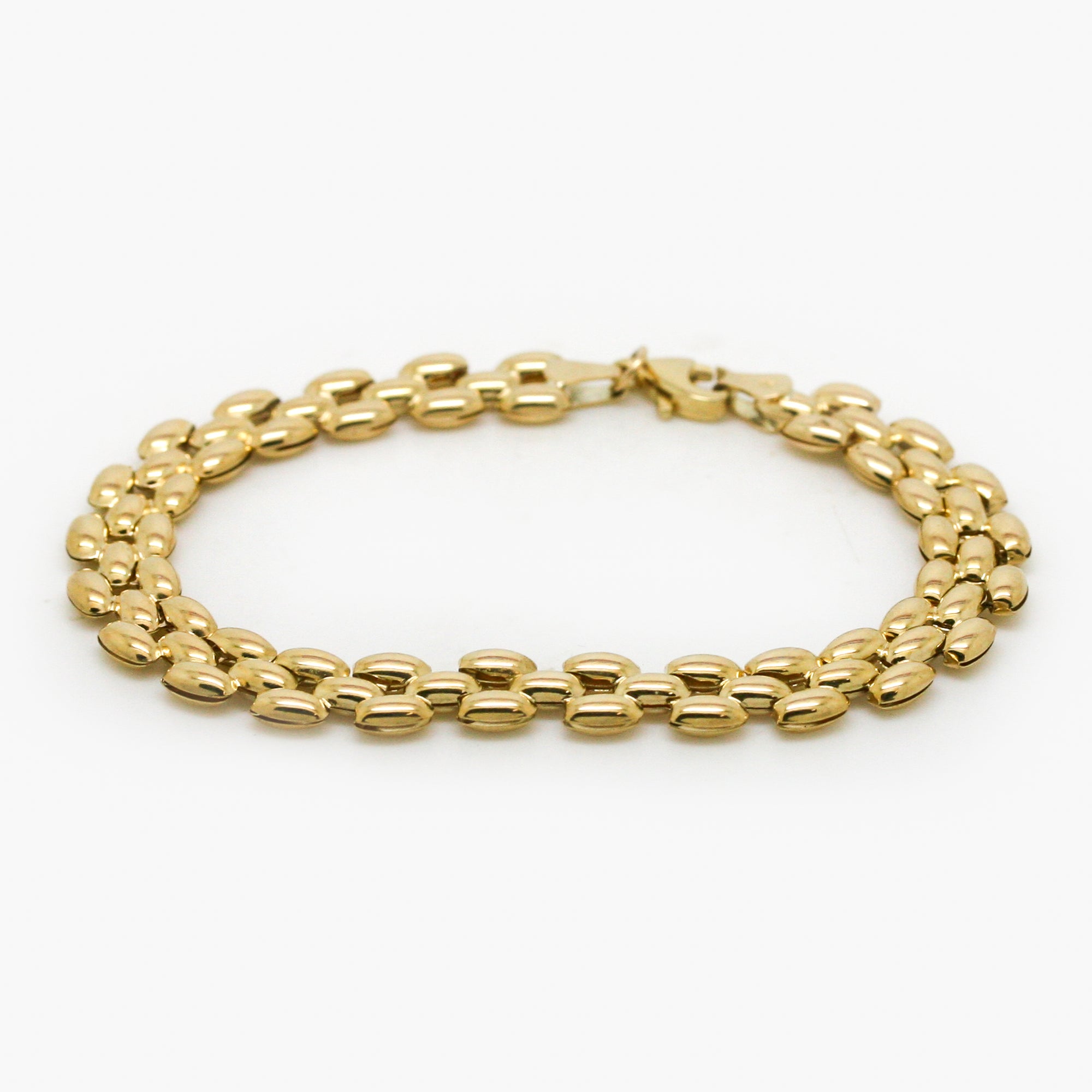 9ct_Yellow_Gold_Brick_Link_Bracelet