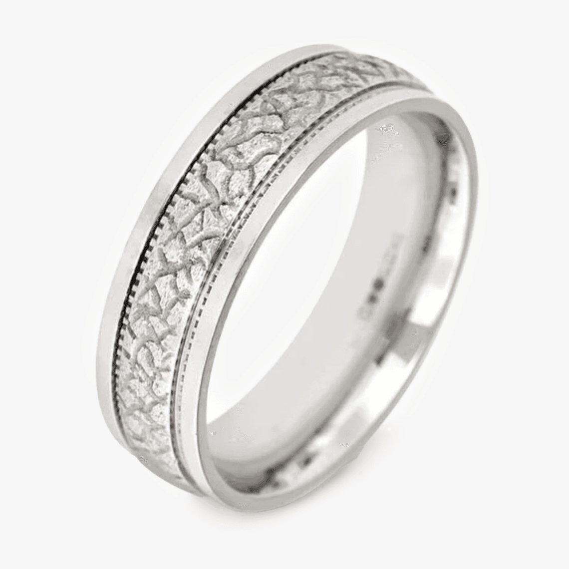 9 carat white sales gold wedding band