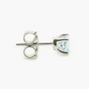 NEW 9 Carat White Gold Aquamarine Stud Earrings