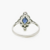Antique Art Deco Sapphire & Diamond Platinum Ring