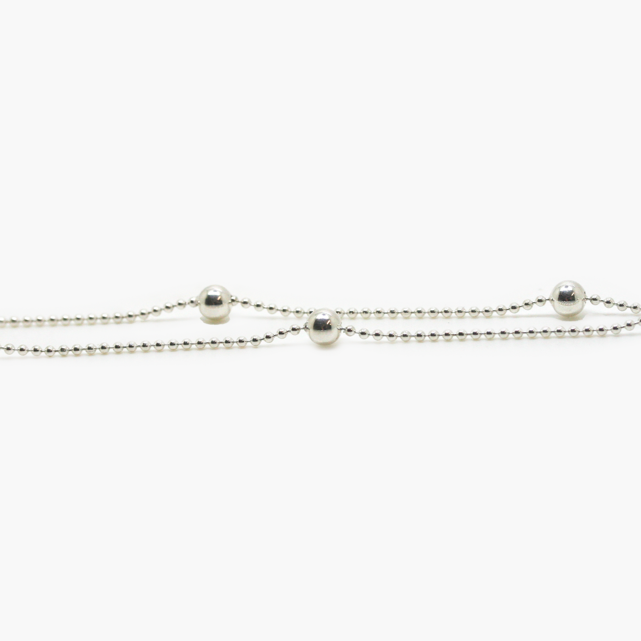Buy Takohiromiyashita Ball-chain Clasp-fastening Bracelet - Silver At 20%  Off | Editorialist