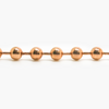 NEW Rose Gold Plated Silver Linked Ball Bracelet