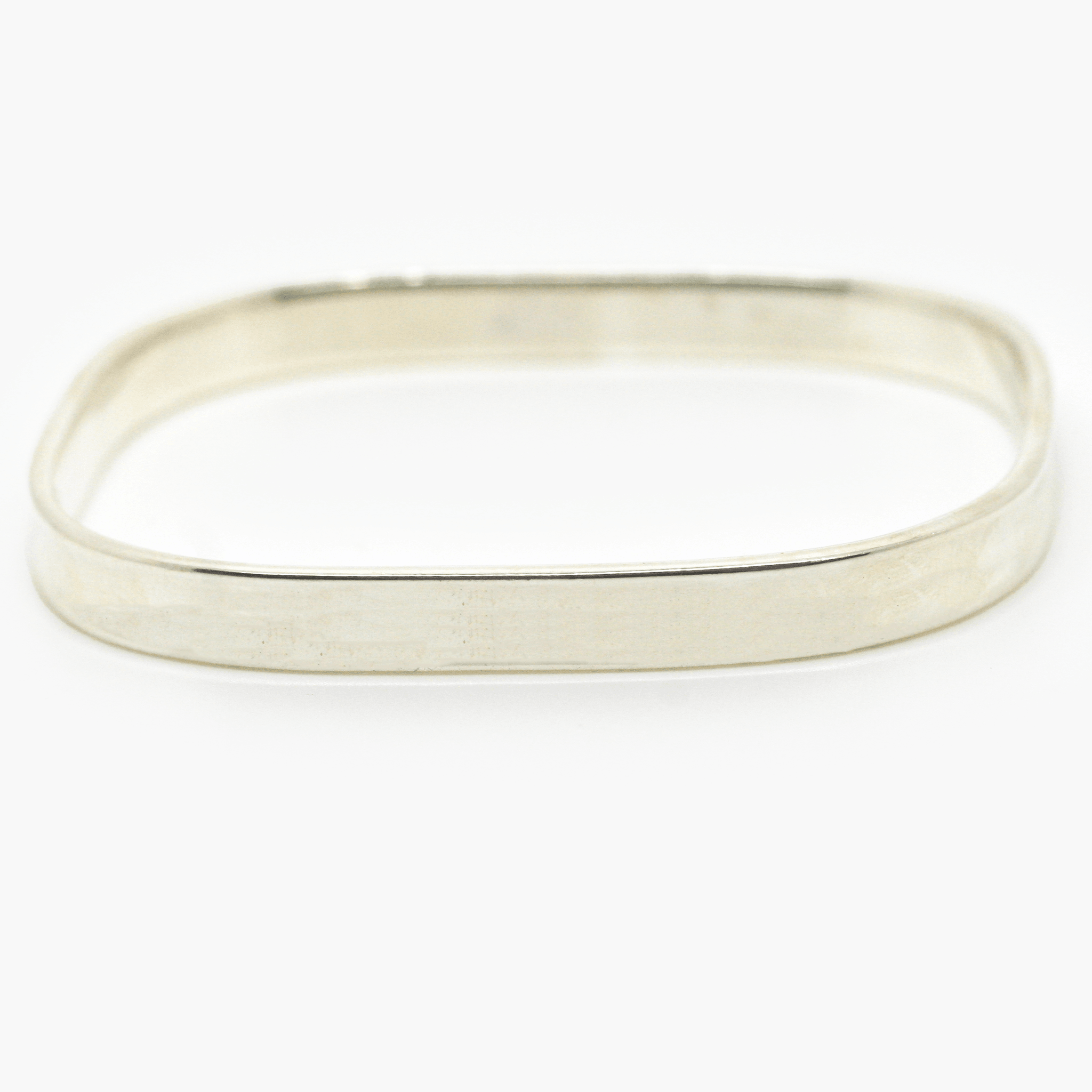 Square sterling 2025 silver bangle bracelets