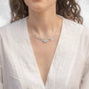 NEW Organic Blue and White Opalite Statement Necklace
