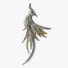 NEW Colourful Bird of Paradise Brooch
