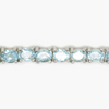 NEW Silver Blue Topaz Bracelet
