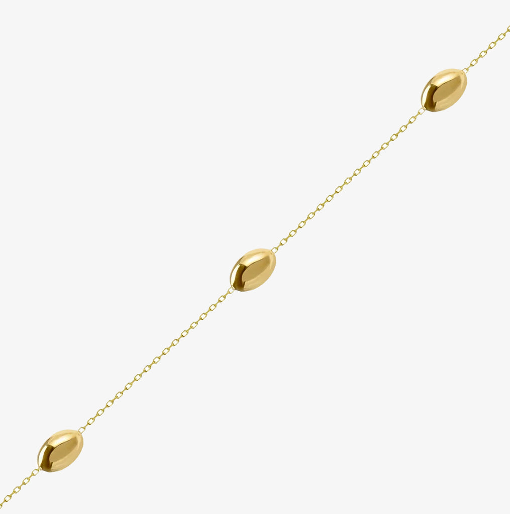 NEW 9ct Yellow Gold chain with Tear Drop Bracelet